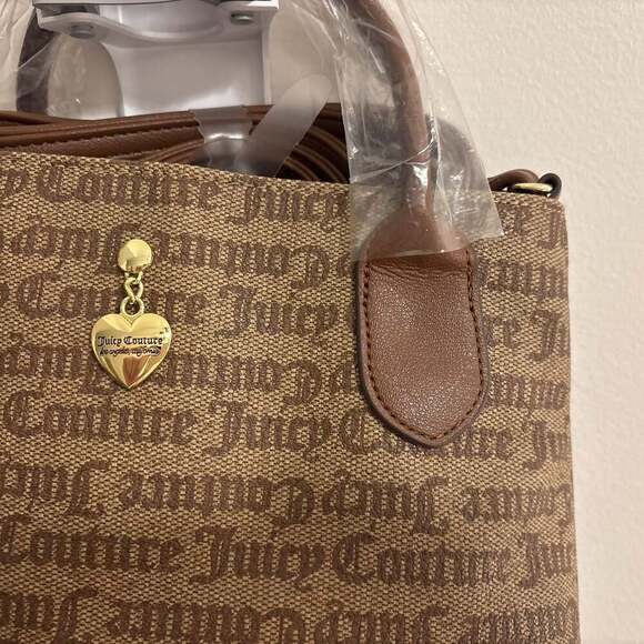 Juicy Couture Gothic Billboard Satchel Handbag - Picture 2 of 3